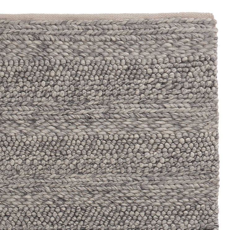 Wollteppich Kagu Grau-Melange, 100% Wolle