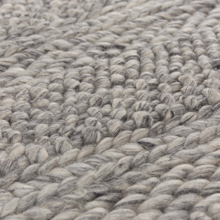 Wollteppich Kagu in Grau-Melange aus 100% Wolle | Entdecken Sie unsere schönsten Wohnaccessoires