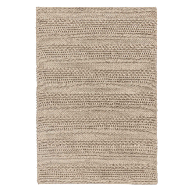 Kagu wool rug natural white, 100% wool | URBANARA wool rugs