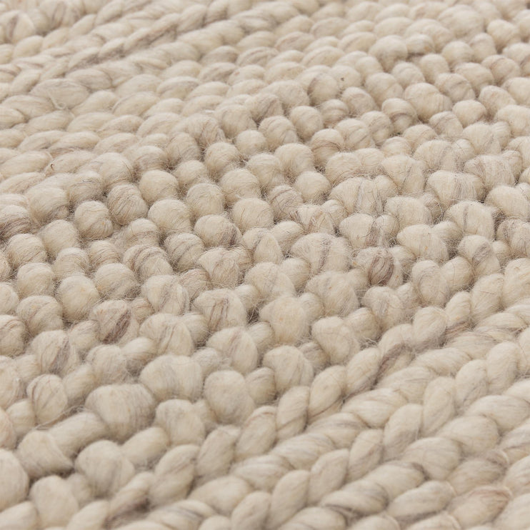 Wollteppich Kagu Naturweiß, 100% Wolle | Hochwertige Wohnaccessoires