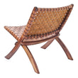 Kamaru Leather Chair in light cognac | Home & Living inspiration | URBANARA