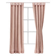 Vorhang Kanri Terrakotta & Naturweiß, 100% Baumwolle