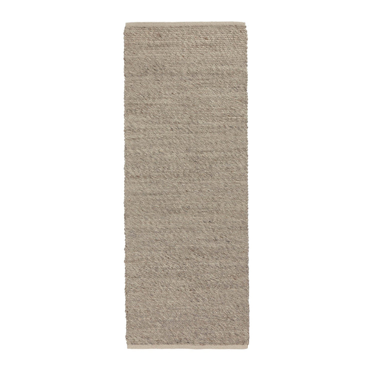 Kesar runner, cream & grey & sand, 60% wool & 15% jute & 25% cotton | URBANARA runners