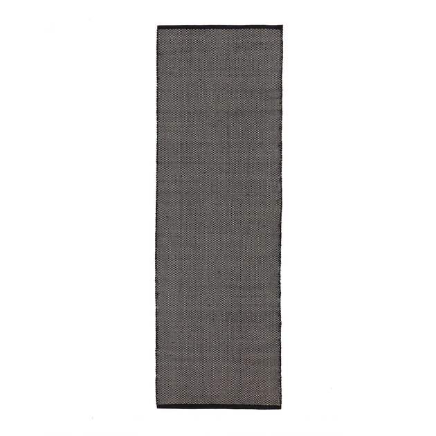 Khara runner in black & natural white | Home & Living inspiration | URBANARA