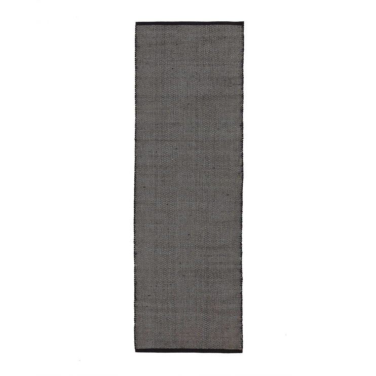 Khara runner in black & natural white | Home & Living inspiration | URBANARA