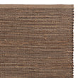 Kheradi jute rug natural & black, 100% jute