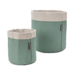 Khuwa Storage green grey & off-white, 100% cotton