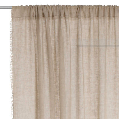 Kiruna Linen Curtain natural, 100% linen | URBANARA curtains