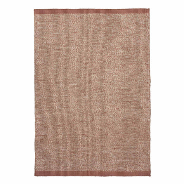 Teppich Kolkata [Rosenholz & Naturweiß]