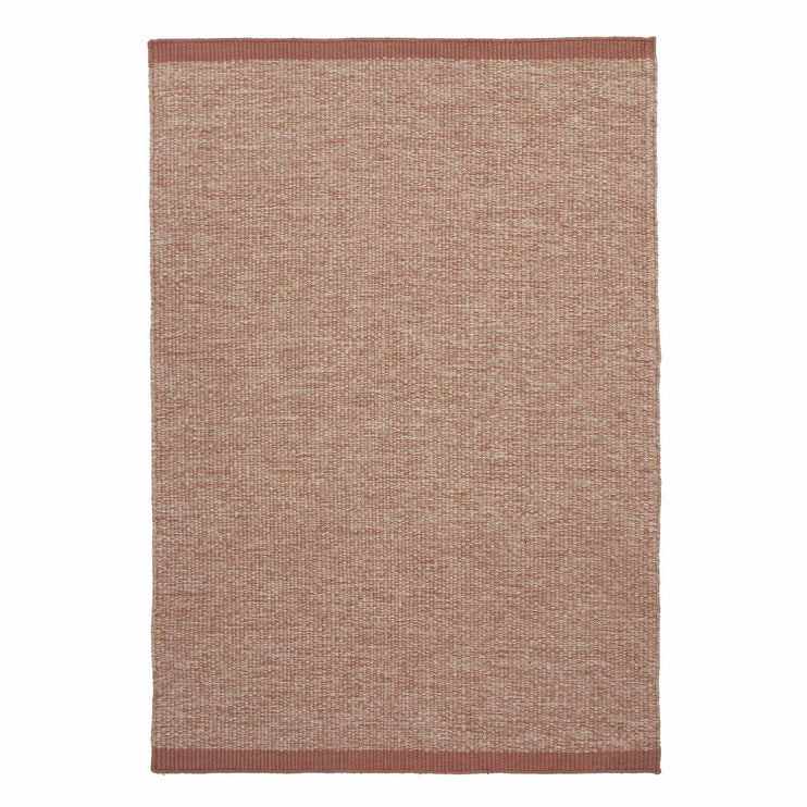 Teppich Kolkata [Rosenholz & Naturweiß]