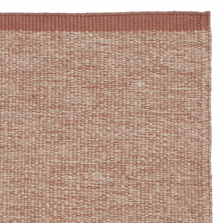 Teppich Kolkata [Rosenholz & Naturweiß]