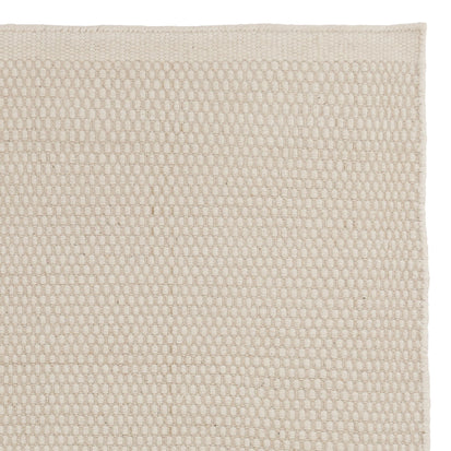 Teppich Kolong Eierschale, 100% Schurwolle