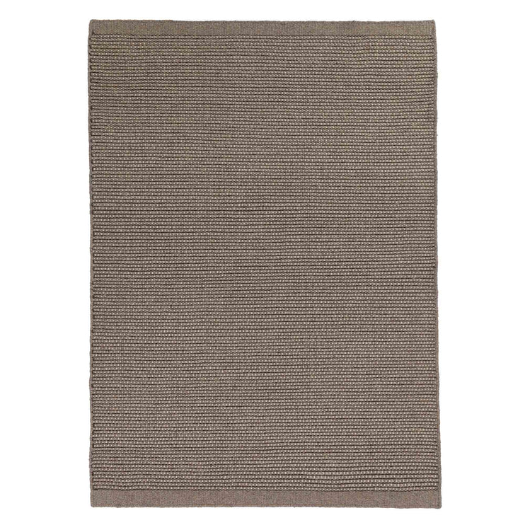 Teppich Kolong Graubraun & Eierschale, 100% Wolle | URBANARA Wollteppiche