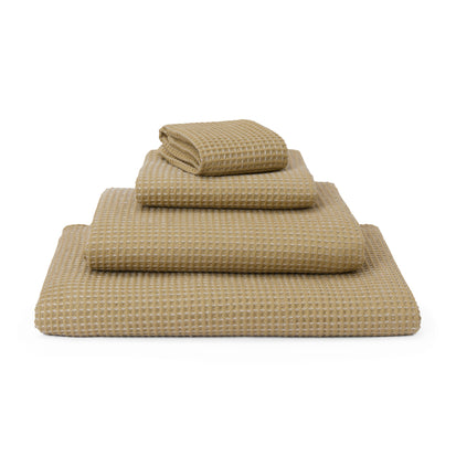 Handtuch Kotra [Leuchtendes Senfgelb & Natur]