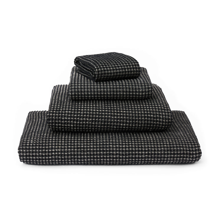 Handtuch Kotra [Schwarz & Beige]
