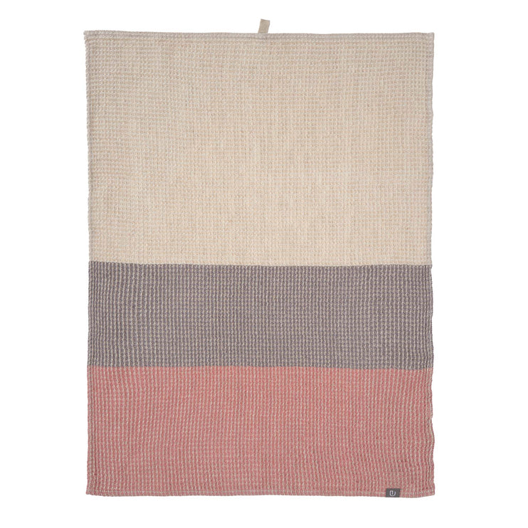 Geschirrtuch-Set Kotra Tira [Altrosa/Natur/Grau]