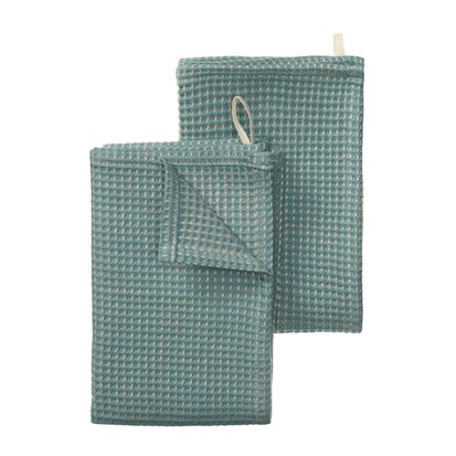 Geschirrtuch-Set Kotra [Graugrün & Natur]