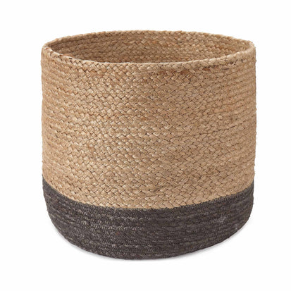Korb Dasai Natur & Anthrazit, 100% Jute