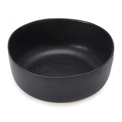 Salatschale Malhou Schwarz, 100% Steingut