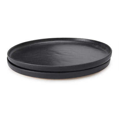 Teller-Set Malhou Schwarz, 100% Steingut