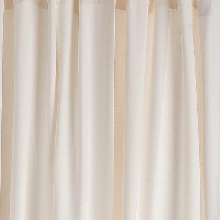 Largo curtain, natural white, 100% cotton | URBANARA curtains