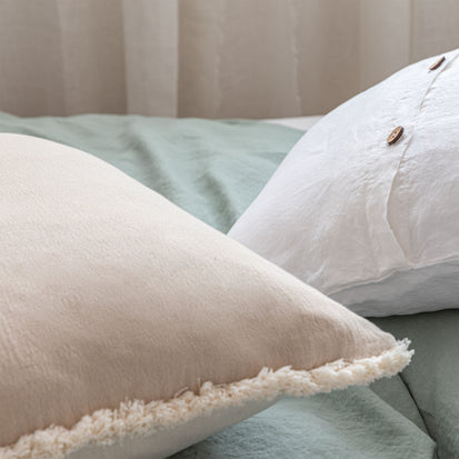 Kissenhülle Anaba [Beige/Naturweiß]