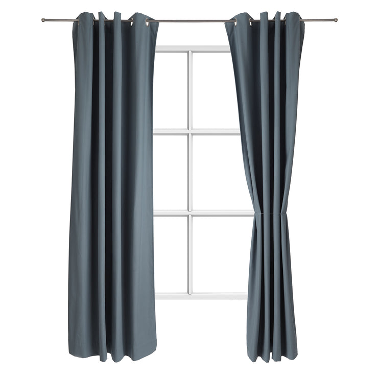 Vorhang Litang Graugrün, 100% Baumwolle