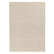 Lona rug, ivory & grey, 70% wool & 30% cotton | URBANARA wool rugs