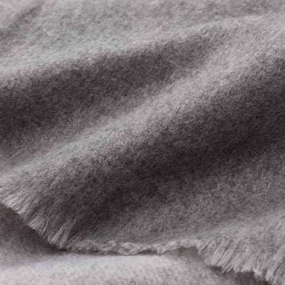 Kaschmirdecke Luan [Hellgrau-Melange & Grau]