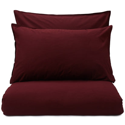 Luz pillowcase, bordeaux red, 100% cotton