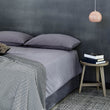 Luz Bed Linen in charcoal | Home & Living inspiration | URBANARA