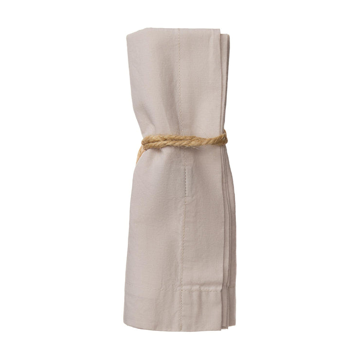Baumwoll-Tischwäsche-Set Luzia [Beige]