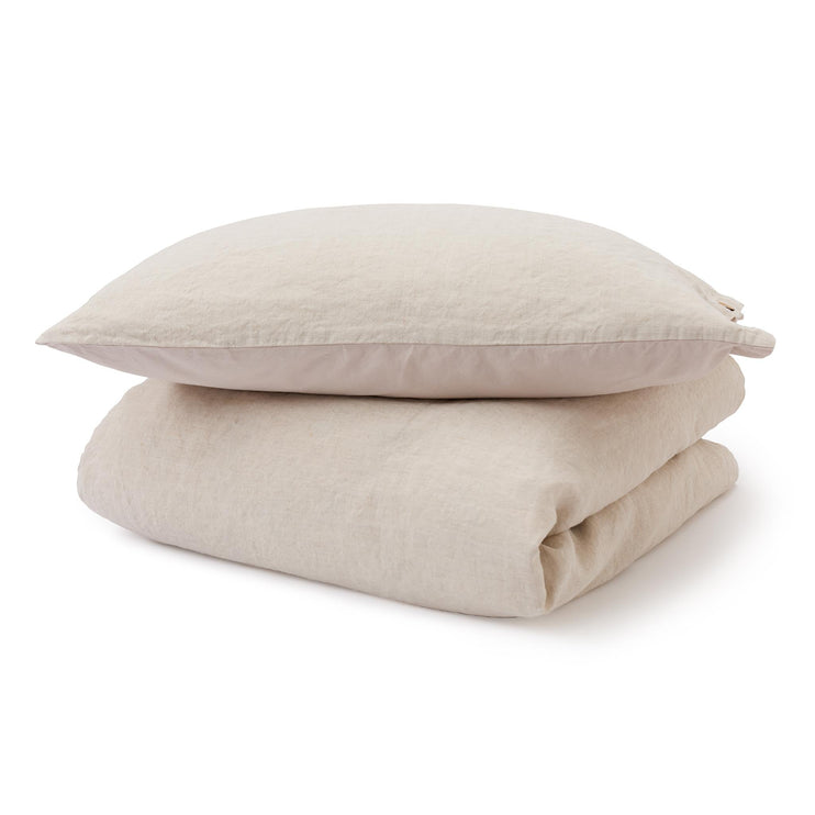 Leinen-Kinderbettwäsche Mafalda Mini [Natur]