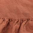 Mafalda Fitted Sheet terracotta, 100% linen | URBANARA fitted sheets