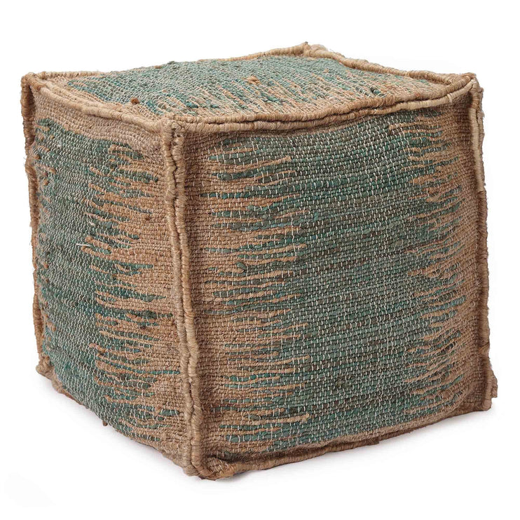 Natural & Green grey Majra Pouf | Home & Living inspiration | URBANARA