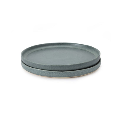 Dessert-Teller-Set Malhou Graugrün, 100% Stein