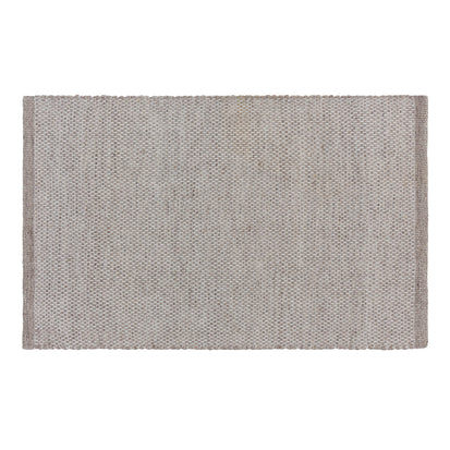 Doormat Mandal Light grey melange & White, 100% Recycled PET