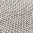 Doormat Mandal Light grey melange & White, 100% Recycled PET | URBANARA Outdoor Accessories