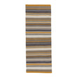 Mandana Runner dark grey & olive green & mustard, 100% cotton