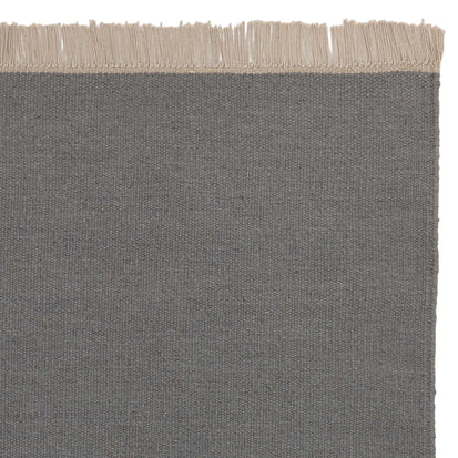 Manu rug, green grey, 50% new wool & 50% cotton