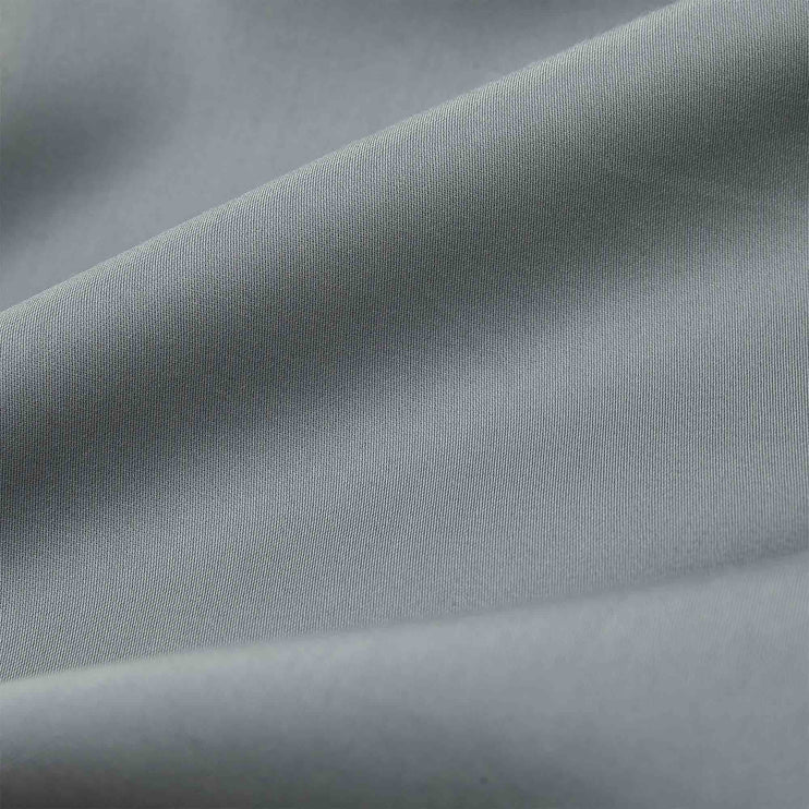 Marseille fitted sheet, light green grey, 100% cotton | URBANARA fitted sheets