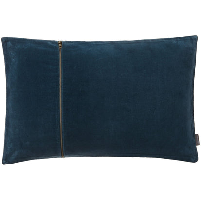 Masoori cushion, teal, 100% cotton