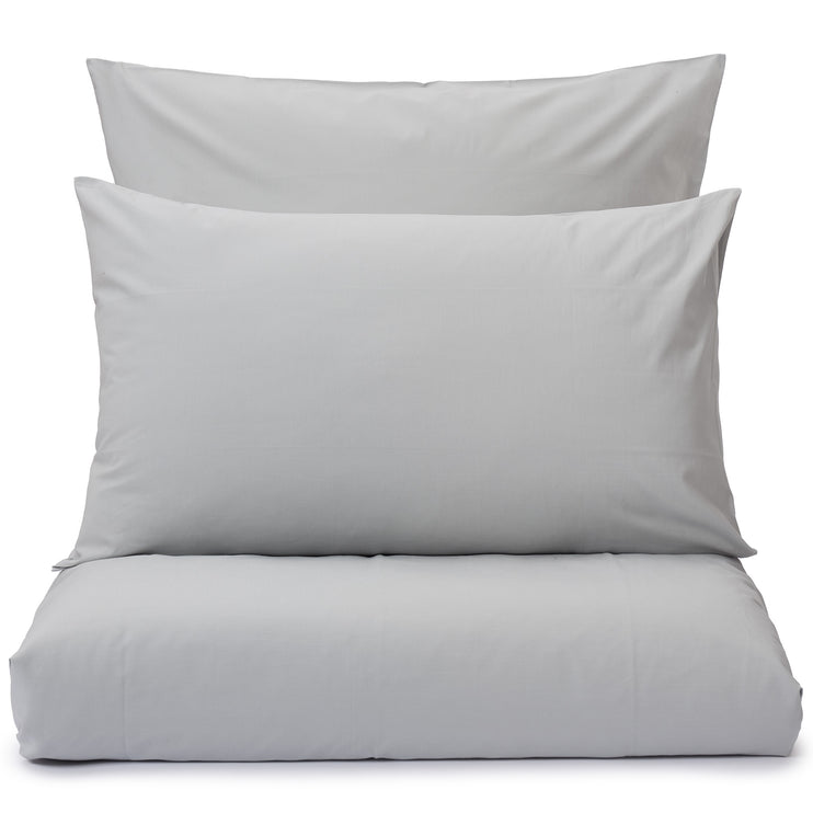 Baumwoll-Bettwäsche Mata [Hellgrau]