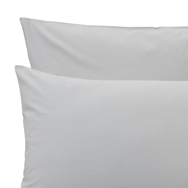 Baumwoll-Bettwäsche Mata [Hellgrau]