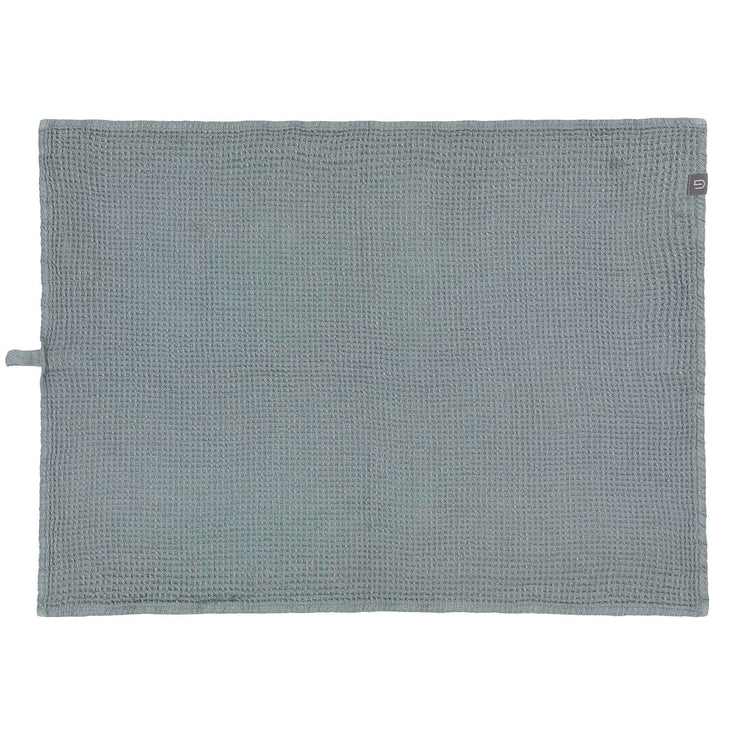 Meeris tea towel, light green grey, 100% linen | URBANARA dishcloths