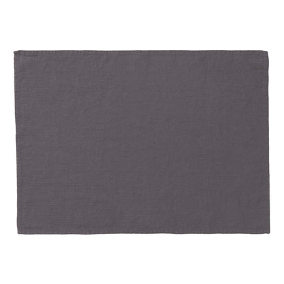 Tischset Minija, Dunkelgrau, 100% Leinen