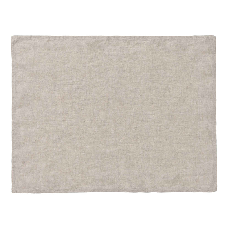 Miral Place Mat Set natural, 100% linen