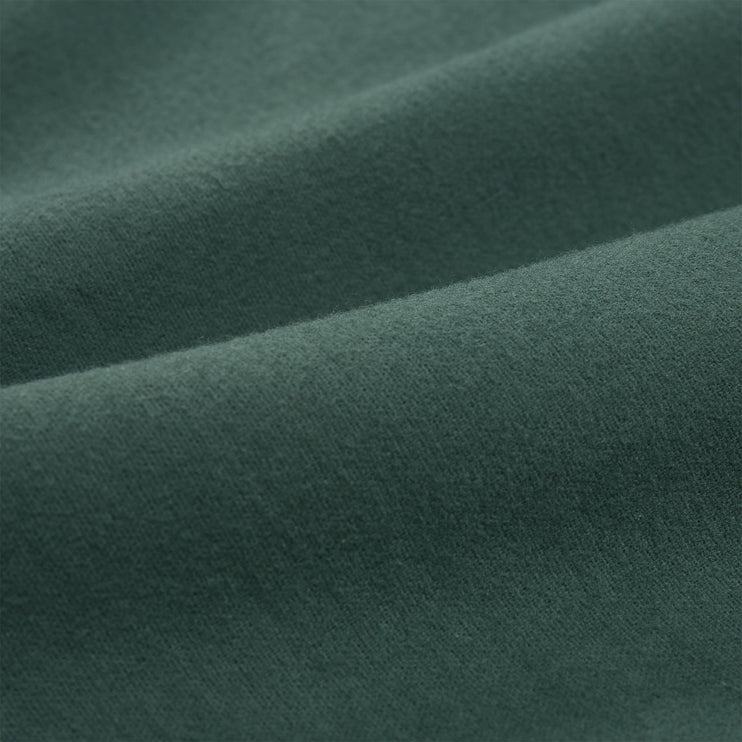 Flanell-Bettwäsche Montrose Dunkelgrün, 100% Baumwolle | URBANARA Flanell-Bettwäsche