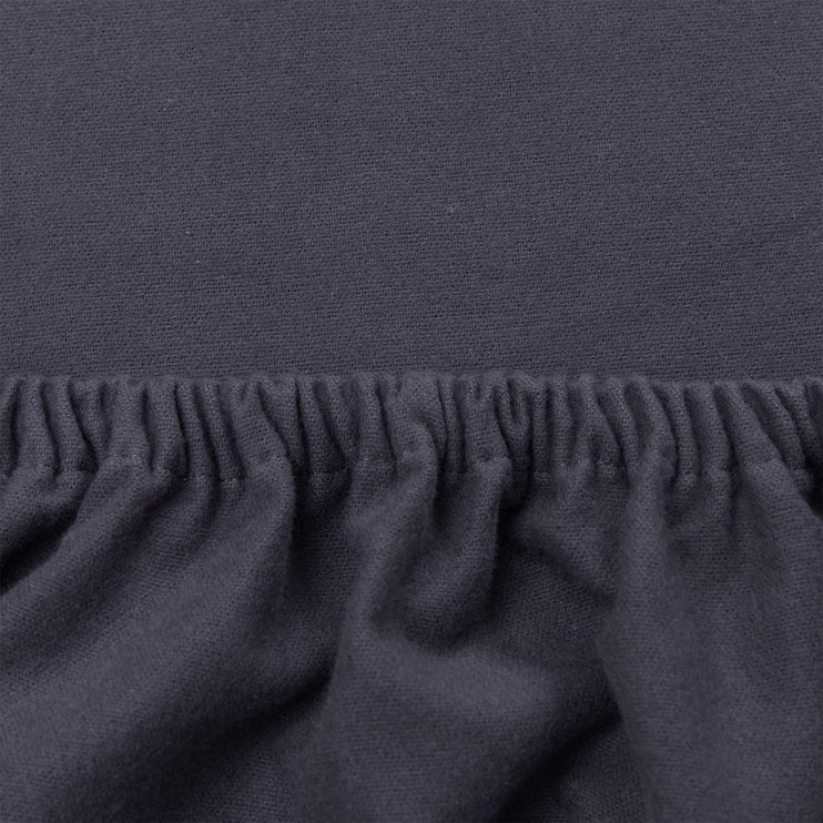 Montrose Flannel Fitted Sheet in grey | Home & Living inspiration | URBANARA