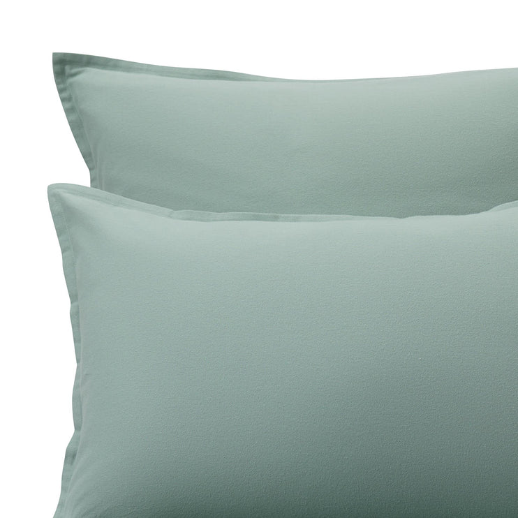 Flanell-Bettwäsche Moreira [Salbeigrün]